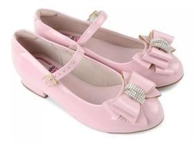 Sapato Infantil Molekinha Boneca Social e Salto Baixo 2528.115 Feminino-Rosa