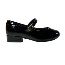 Sapato Infantil Molekinha Verniz Boneca Feminino Preto