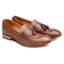 Sapato Jacometti Loafer Couro Feminino Dia a Dia Festa