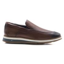 Sapato Jota Pe Casual Marrom em Couro Air Leeds 85400 Sapato Jota Pe Casual Marrom em Couro Air Leeds 85400