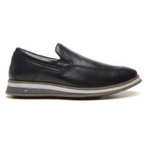 Sapato Jota Pe Casual Preto em Couro Air Leeds 85400 Sapato Jota Pe Casual Preto em Couro Air Leeds 85400