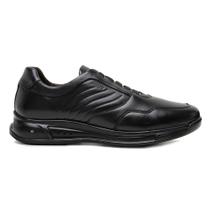 Sapato Jota Pe Preto 3D Evolution Couro 78005 Sapato Jota Pe Preto 3D Evolution Couro 78005