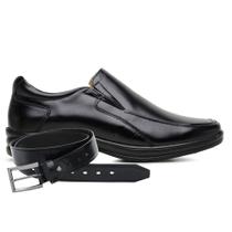 Sapato Jota Pe Preto 3D Soft Space + Cinto 70800 Sapato Jota Pe Preto 3D Soft Space + Cinto 70800