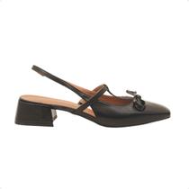 Sapato Lacé Slingback Dayane Magalhães Preto Sapato Lacé Slingback Dayane Magalhães Preto