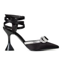 Sapato Lia Line Laço Strass 216770887