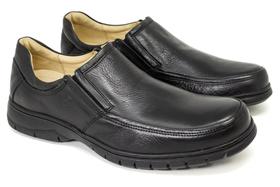 Sapato Liso Anatomic Gel Rústico Couro Confortável Sapato Liso Anatomic Gel Rústico Couro Confortável