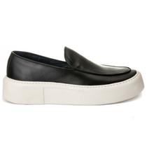 Sapato Loafer Confort Masculino Sola Alta Couro de Luxo