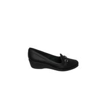Sapato Loafer Feminino Casual Salto Anabela Médio Confortável Piccadilly Ref: 143215 Sapato Loafer Feminino Casual Salto Anabela Médio Confortável Piccadilly Ref: 143215