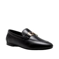 Sapato Loafer Feminino Democrata 645101 Preto