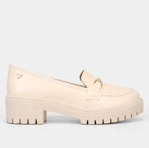 Sapato Loafer Feminino Mississipi Tratorado Q8557 Sapato Loafer Feminino Mississipi Tratorado Q8557