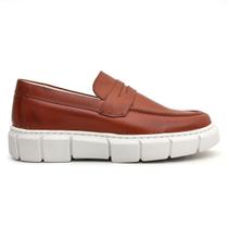 Sapato Loafer Masculino em Couro Legítimo Sola Premium