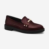 Sapato Loafer Ramarim Feminino Vinho