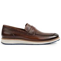 Sapato Loafer Social Masculino Casual Elegante Em Couro Jantar Formatura Casamento Confortável