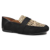 Sapato Loafer Vizzano 1313.212 Palha Soft Bico Redondo