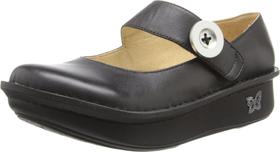 Sapato Mary Jane Feminino Alegria Paloma para Enfermeira Couro Preto 8M Sapato Mary Jane Feminino Alegria Paloma para Enfermeira Couro Preto 8M