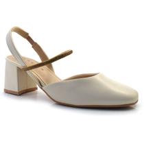 Sapato Mary Jane Feminino Ramarim Off White 24-17233