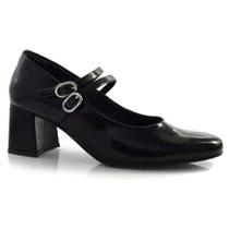 Sapato Mary Jane Feminino Ramarim Preto 24-17102