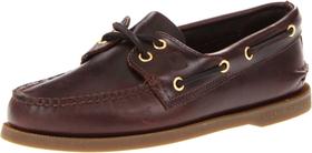 Sapato masculino autêntico e original de 2 olhos para barco Amaretto da Sperry