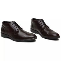 Sapato Masculino Bota Social Elegante Cano Baixo Casual Moderna Oxford Confortável