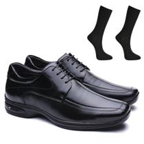 Sapato masculino calçado jota pé 3d vision em couro pelíca legítimo 3d air 71454