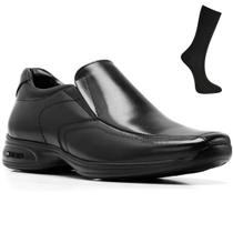 Sapato masculino calçado jota pé 3d vision em couro pelica legítimo 3d air 71455