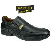 Sapato Masculino Calvest 200 gramas em Couro Carneiro Tamanho:44COR:preto Sapato Masculino Calvest 200 gramas em Couro Carneiro Tamanho:44COR:preto