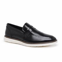 Sapato Masculino Casual Derby Loafer Couro Preto Sapato Masculino Casual Derby Loafer Couro Preto