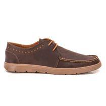 sapato masculino casual dockside em couro