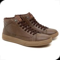 Sapato Masculino Casual Zíper Lateral Elástico Frontal Rovetto Marrom