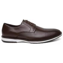 Sapato Masculino Centuria Tamanho Especial Derby Couro Cafe
