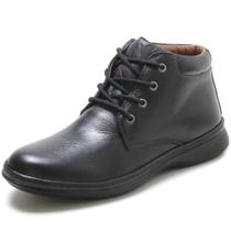 Sapato Masculino Clássico Couro Macio Original Freejump Palmilha Confortável em Gel - 3013