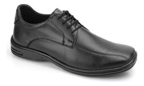 Sapato masculino confort cadarço social