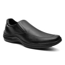 Sapato Masculino Confort Social Linha Anatômica Couro Palmilha Confortável