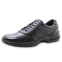 Sapato Masculino Couro Conforto Z03 Zarato Preto 2352