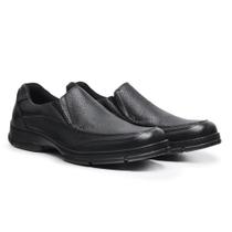 Sapato Masculino Couro Elástico Liso Conforto Moda Casual - Sândalo