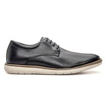 Sapato Masculino Couro Legitimo Oxford Esporte Fino Qualidade Sapatenis 5304 Preto