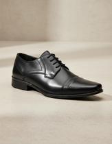 Sapato Masculino Couro Legitimo Social Bico Fino Elegante Casamento Terno Oxford