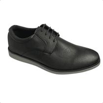 Sapato Masculino Couro West Line Preto Liso