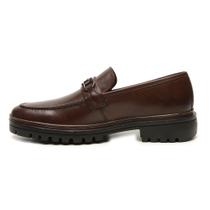 Sapato Masculino de Couro Legítimo Com Fivela Mocassim Produto Original
