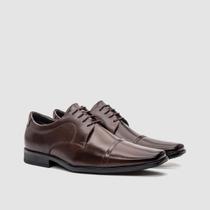 Sapato Masculino de Couro Marrom Design Premium Qualidade Elegância Sofisticação E Estilo Zapattero