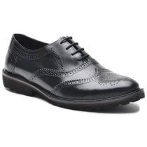 Sapato Masculino De Couro Oxford Brogue Wing