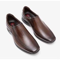 Sapato Masculino Democrata Air Spot Couro Conforto