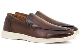 Sapato Masculino Democrata Casual Tulum Couro Clássico Confortável Sapato Masculino Democrata Casual Tulum Couro Clássico Confortável