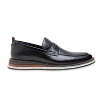 Sapato Masculino Democrata Loafer Type Preto