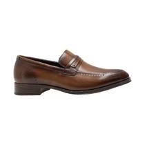 Sapato masculino democrata metropolitan harry couro tan