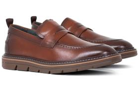 Sapato Masculino Democrata Metropolitan Jeff Casual Couro Legítimo Sapato Masculino Democrata Metropolitan Jeff Casual Couro Legítimo