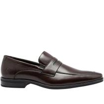 Sapato Masculino Democrata Slip On 055203 Marrom Escuro