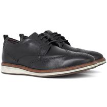 Sapato Masculino Democrata Social James Hi Soft 32 Couro Conforto Cadarço