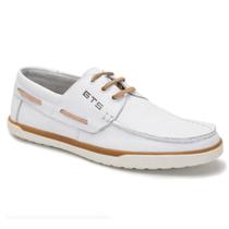 Sapato Masculino Dockside Casual Couro Confortável E Estiloso
