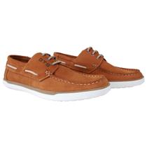 Sapato Masculino Dockside Casual Couro Confortável E Estiloso